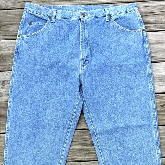 Wranglers Hero Regular Fit Straight Leg Denim Jeans Mens Size 42 x 30 New - Picture 2 of 8
